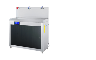 Back plate type warm water purifier