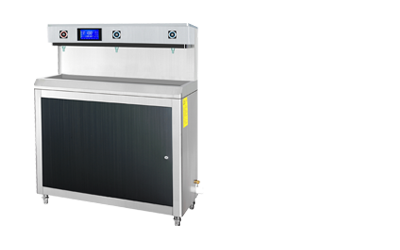 Touch-sensitive button type warm water purifier